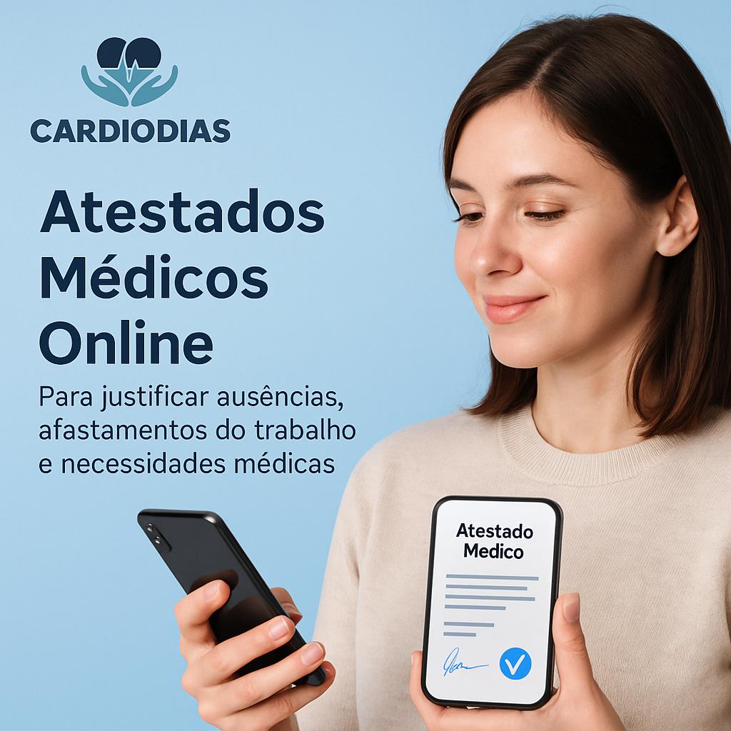 Exemplo de atestado com verificação por link de conferência