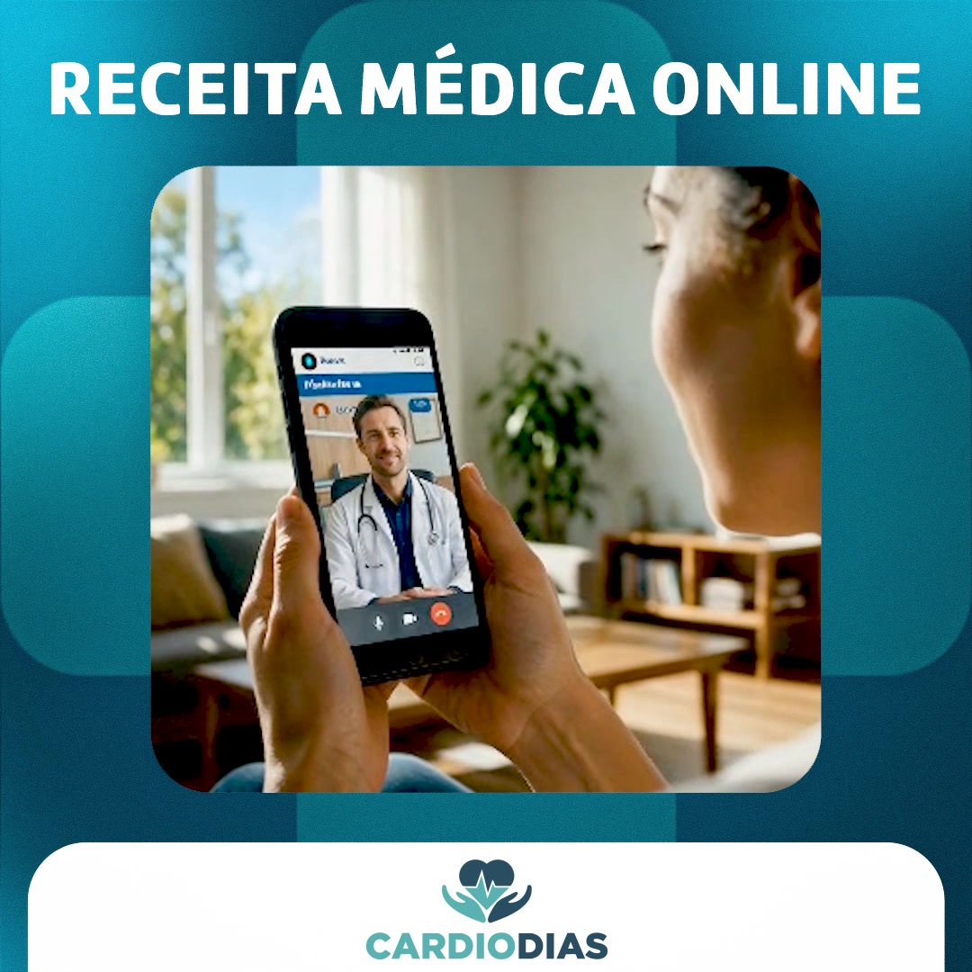 Vídeo explicativo sobre receita médica online Cardiodias
